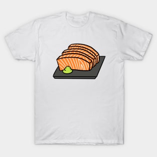 Salmon Sashimi on a Plate T-Shirt